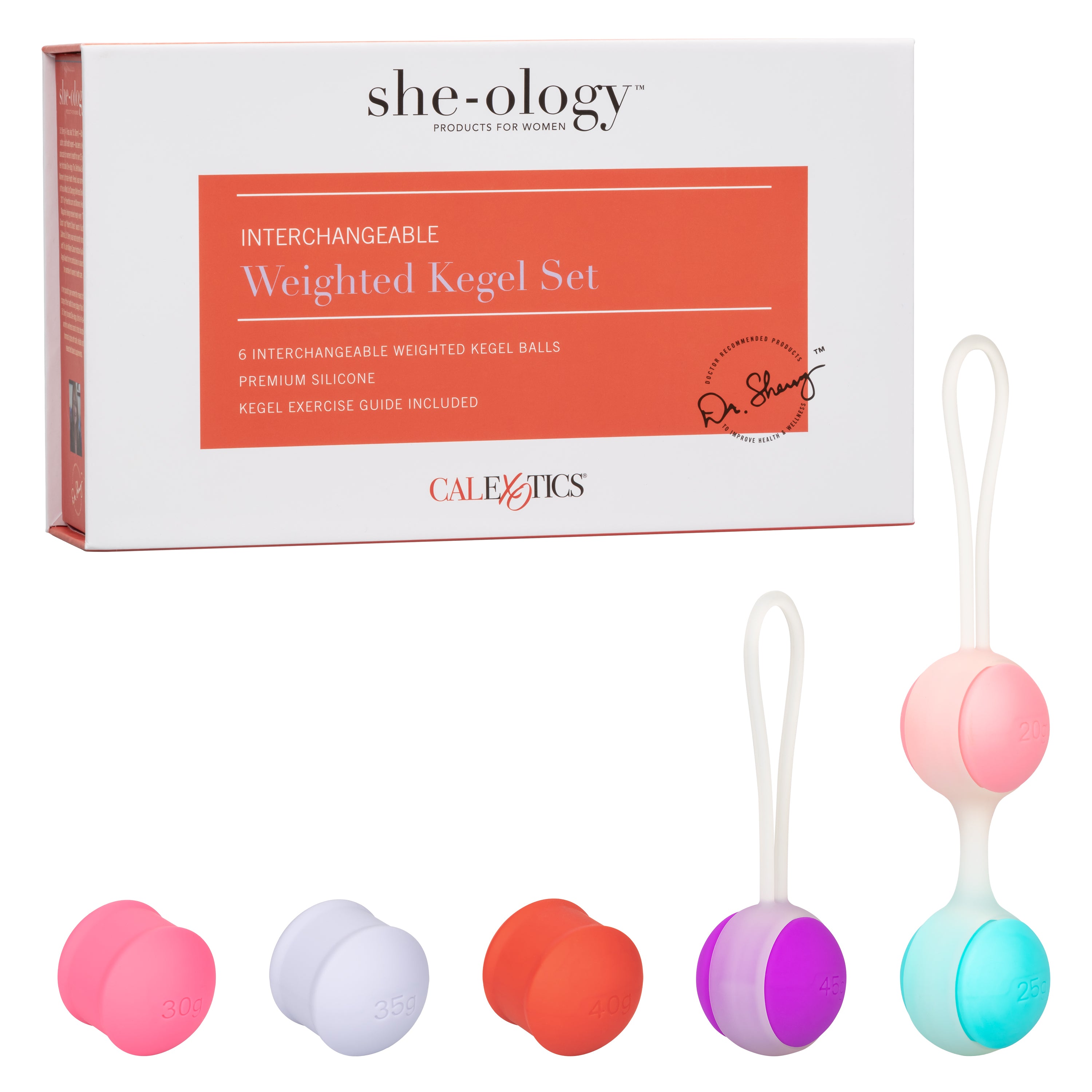 she-ology Interchangeable Kegel Set – she-ology Sexual Wellness Products