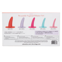 Load image into Gallery viewer, she-ology™ 5-piece Wearable Vaginal Dilator Set