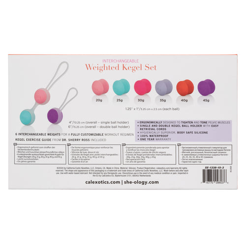 she-ology Interchangeable Kegel Set