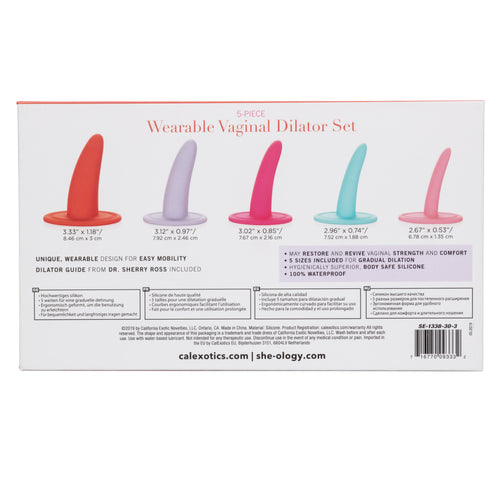 she-ology™ 5-piece Wearable Vaginal Dilator Set