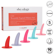 Load image into Gallery viewer, she-ology™ 5-piece Wearable Vaginal Dilator Set
